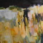 Oil on wood panel, 80x80cm