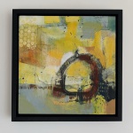 Oil on wood panel, 28x28cm