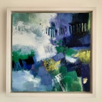Oil on wood panel, 35x35cm